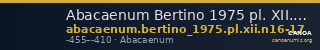 Abacaenum Bertino 1975 pl. XII.n16-17 — CANOA