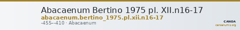 Abacaenum Bertino 1975 pl. XII.n16-17 — CANOA