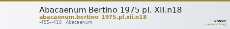 Abacaenum Bertino 1975 pl. XII.n18 — CANOA