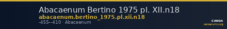 Abacaenum Bertino 1975 pl. XII.n18 — CANOA