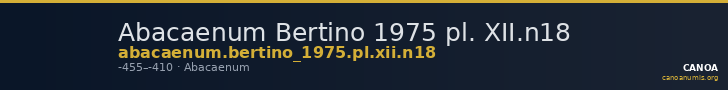 Abacaenum Bertino 1975 pl. XII.n18 — CANOA