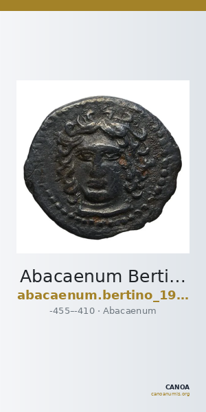 Abacaenum Bertino 1975 pl. XII.n19-20 — CANOA