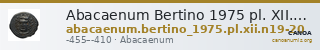 Abacaenum Bertino 1975 pl. XII.n19-20 — CANOA