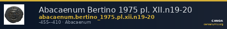 Abacaenum Bertino 1975 pl. XII.n19-20 — CANOA