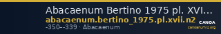 Abacaenum Bertino 1975 pl. XVII.n2 — CANOA