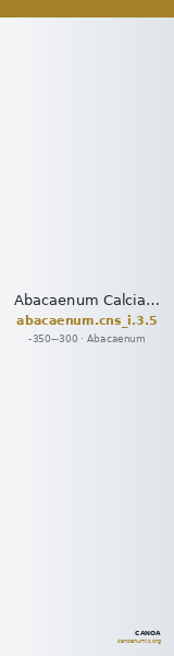 Abacaenum Calciati 1983 3 — CANOA