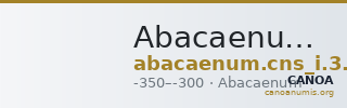 Abacaenum Calciati 1983 3 — CANOA
