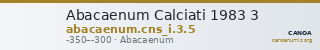 Abacaenum Calciati 1983 3 — CANOA