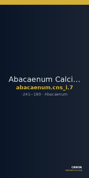Abacaenum Calciati 1983 7 — CANOA
