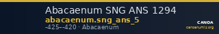 Abacaenum SNG ANS 1294 — CANOA