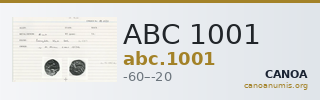 ABC 1001 — CANOA