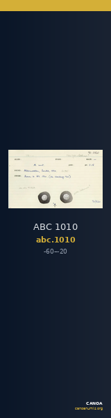 ABC 1010 — CANOA