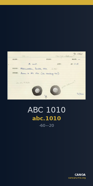 ABC 1010 — CANOA