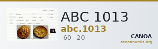 ABC 1013 — CANOA