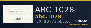 ABC 1028 — CANOA