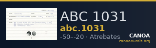 ABC 1031 — CANOA