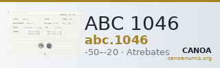 ABC 1046 — CANOA
