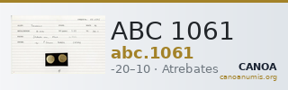 ABC 1061 — CANOA