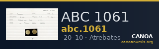 ABC 1061 — CANOA