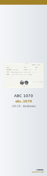 ABC 1070 — CANOA