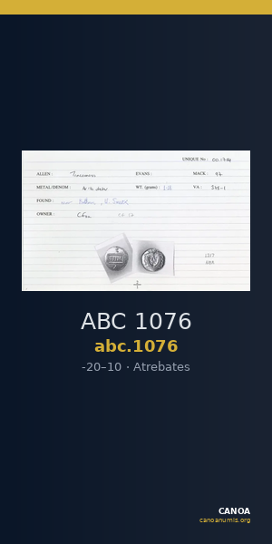 ABC 1076 — CANOA