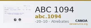 ABC 1094 — CANOA
