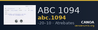 ABC 1094 — CANOA