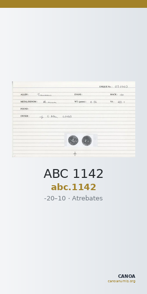 ABC 1142 — CANOA