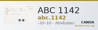 ABC 1142 — CANOA