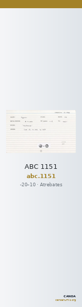 ABC 1151 — CANOA