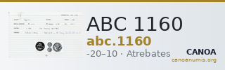 ABC 1160 — CANOA