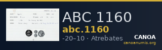ABC 1160 — CANOA