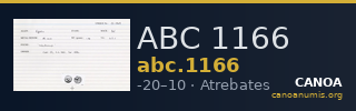 ABC 1166 — CANOA