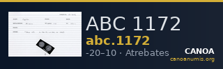 ABC 1172 — CANOA