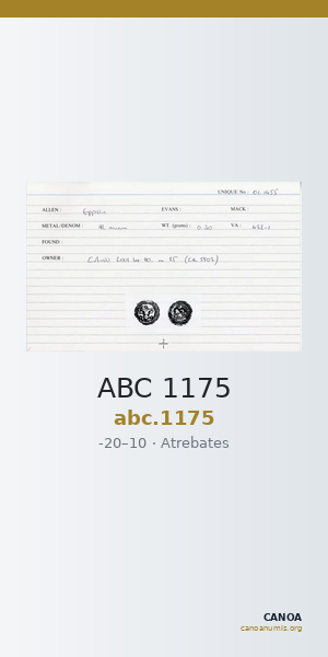 ABC 1175 — CANOA