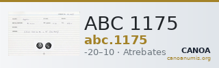 ABC 1175 — CANOA
