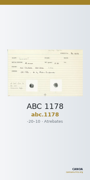 ABC 1178 — CANOA
