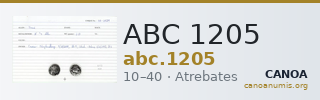 ABC 1205 — CANOA