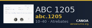 ABC 1205 — CANOA