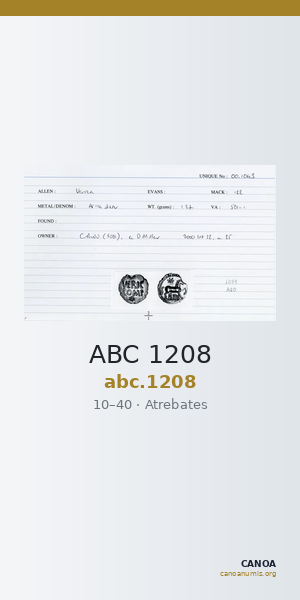 ABC 1208 — CANOA
