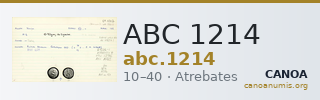 ABC 1214 — CANOA