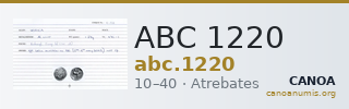 ABC 1220 — CANOA