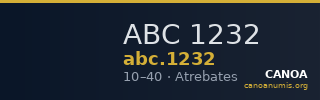 ABC 1232 — CANOA