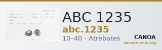 ABC 1235 — CANOA