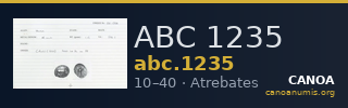 ABC 1235 — CANOA