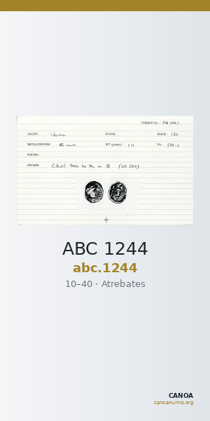 ABC 1244 — CANOA