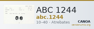 ABC 1244 — CANOA