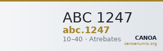 ABC 1247 — CANOA