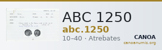 ABC 1250 — CANOA
