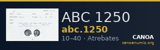 ABC 1250 — CANOA